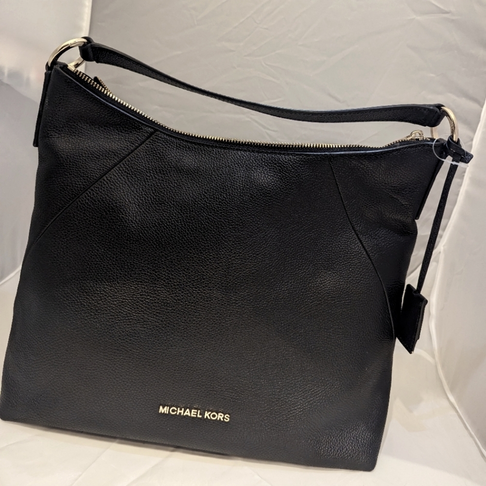 Michael Kors Karson large shoulder bag in black